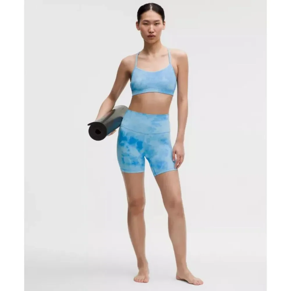 Lululemon Align No Line Short 4" | Smoothie Wash Blueberry Multi | 4 | NWT - Picture 3 of 4